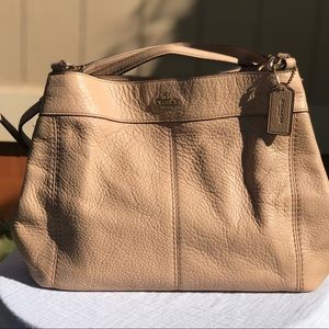 Coach leather shoulder bag